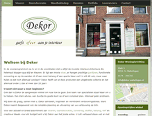 Tablet Screenshot of dekor-wateringen.nl